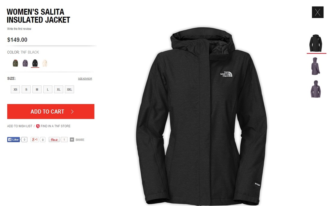 the north face hyvent womens jacket